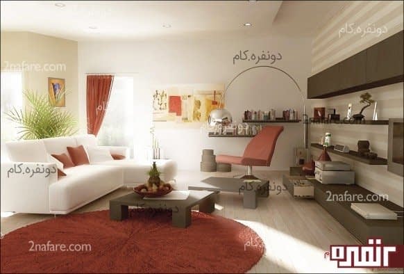 استفاده از قرمز در خانه