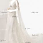 مدل های جدید لباس عروس دامن تور دانتل