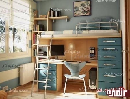 تخت و میز برای مبلمان اتاق خواب