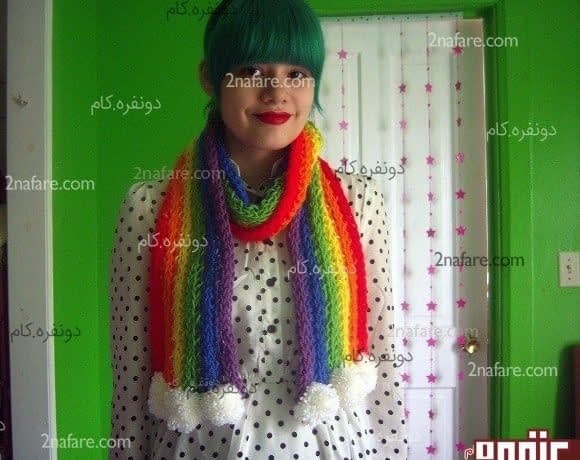 آموزش بافت شال گردن انگشتی مرحله به مرحله آموزش بافت شال گردن برای تازه کارها