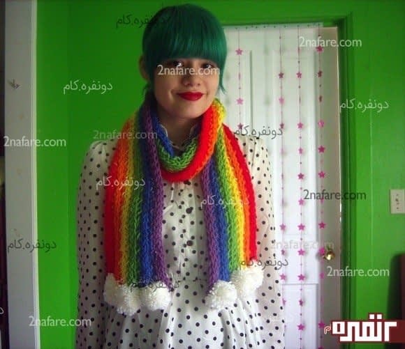 آموزش بافت شال گردن برای تازه کارها