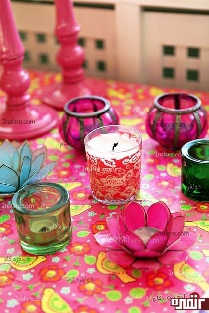 عکس شمع لیوانی