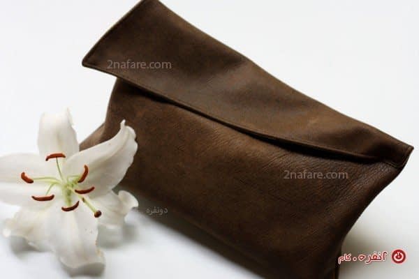 کیف چرم زیبا و شیک و ساده