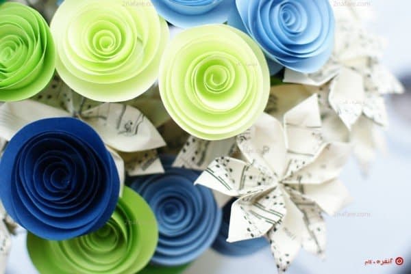 گل های کاغذی