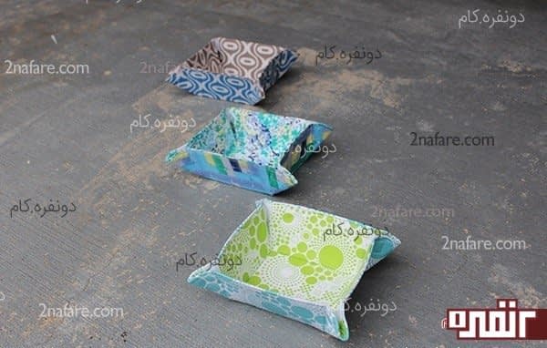 آموزش دوخت سبد رومیزی