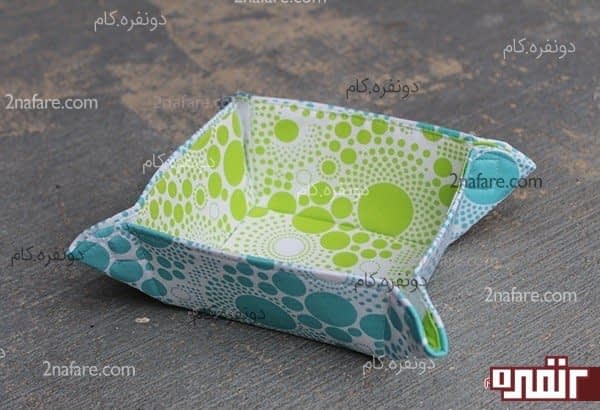 دوخت سبد رو میزی شیک و زیبا و آسان آموزش دوخت سبد رومیزی