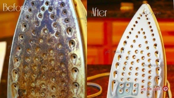 تمیز کردن سطح اتو