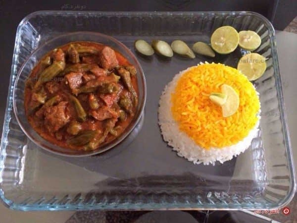 خورشت بامیه خوشمزه