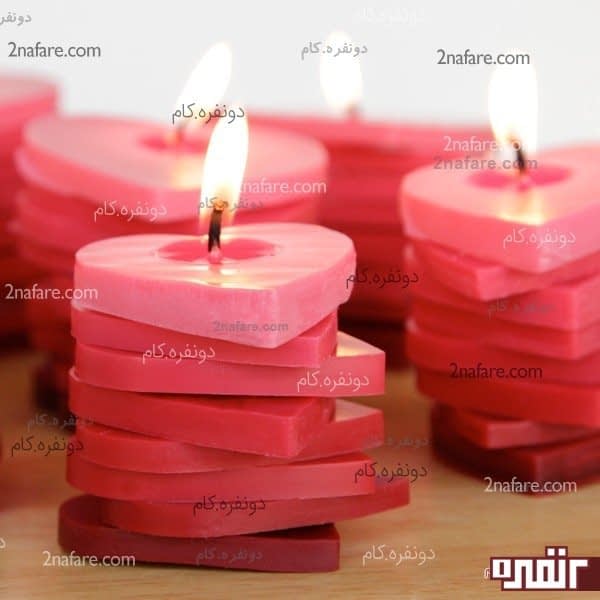 شمع قلب چند لایه