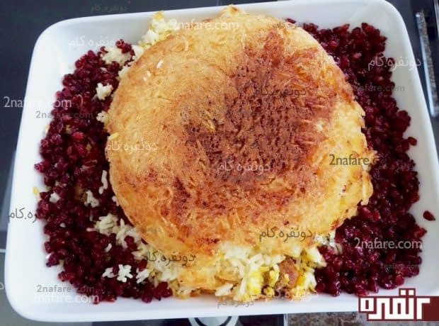 پلو زرشک و کوفته ریزه ، غذای سریع و آسان طرز تهیه پلو زرشک و کوفته ریزه