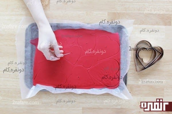 مراحل ساخت شمع قلب