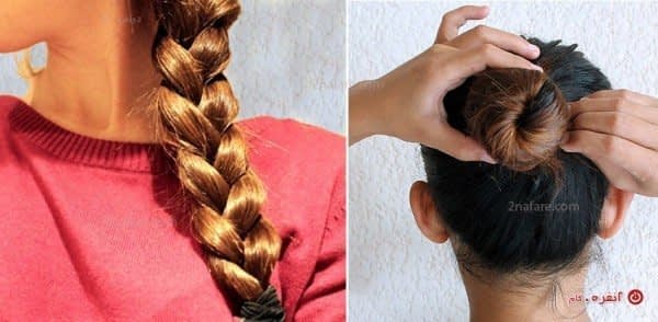 مرتب کردن موها در تمام روز