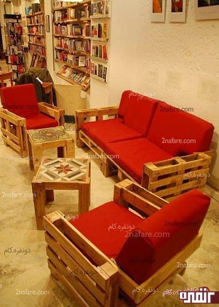نیم ست چوبی برای فضای داخلی