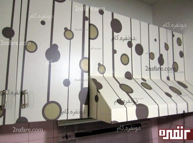 تغییر دکوراسیون ارزان با برچسب کاغذی