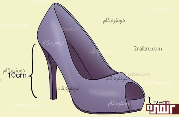 کفش پاشنه بلند راحت و مطلوب