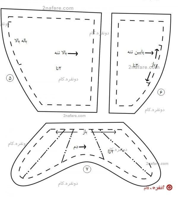 الگوی دوخت عروسک