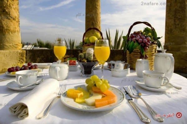 میز صبحانه