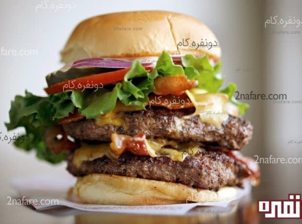 طرز تهیه همبرگر خانگی