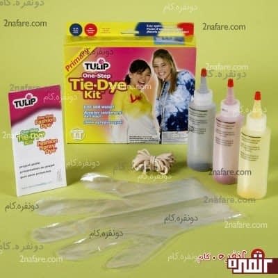وسایل داخل کیت رنگ آمیزی