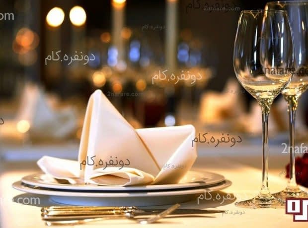 چیدمان میز پذیرایی وعده های اصلی