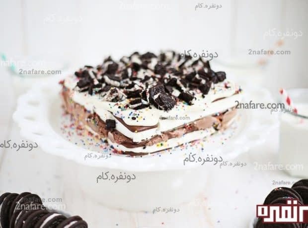 آسان ترین کیک بستنی دنیا