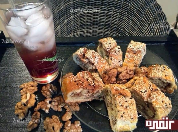 طرز تهیه رولت گردویی رولت گردویی