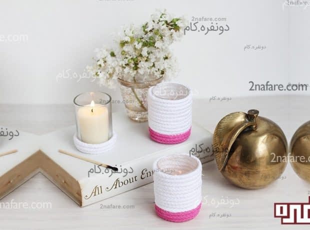 ساخت سِت جاشمعی ریسمانی دکوری