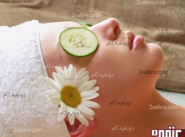 5 ماسک خانگی برای روشن سازی پوست و تیرگی دور چشم حلقه خیار برای تیرگی های دور چشم