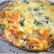 طرز تهیه کیش قارچ و اسفناج