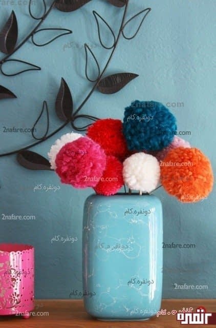 ساخت گل بسیار زیبای رومیزی