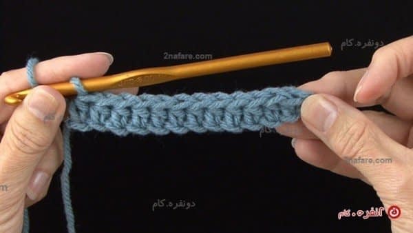بافت پایه ساده در قلاب بافی