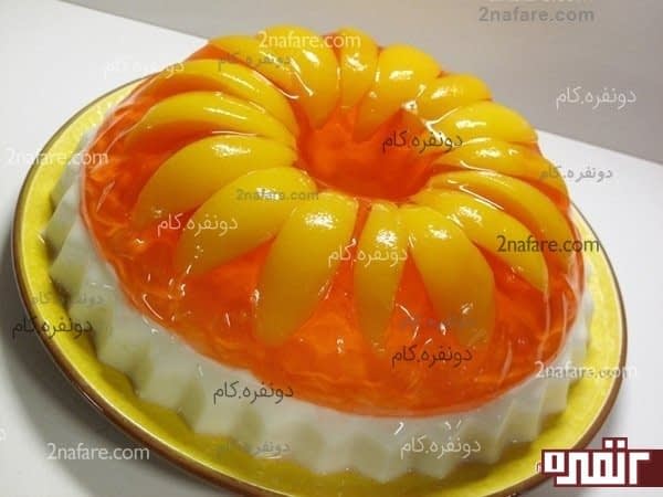 طرز تهیه ژله تزیینی به شکل گل طرز تهیه ژله تزیینی گل