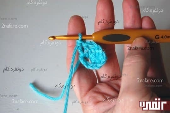 بافت بعدی رو پایه ساده میزنیم و از دایره ایجاد شده رد میکنیم