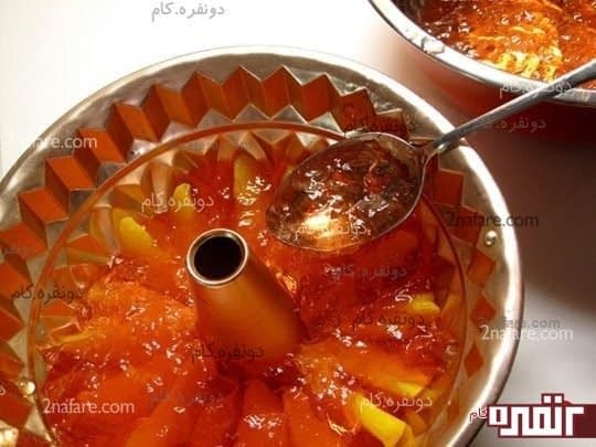 به غلظت ژله توجه کنید