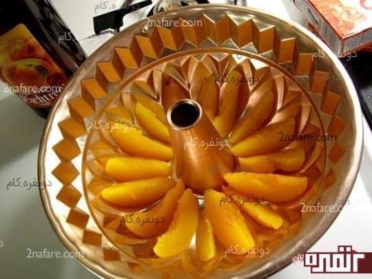 مراحل تهیه ژله تزیینی هلو