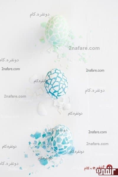 تخم مرغ رنگی مزاییکی