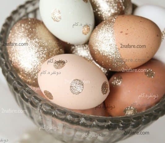 تزیین هفت سین با تخم مرغ اکلیلی تزیین هفت سین با تخم مرغ اکلیلی
