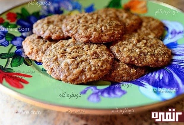 طرز تهیه کوکی با جو پرک طرز تهیه کوکی با جو پرک