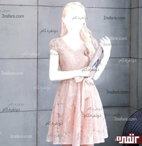 لباس مجلسی کوتاه دخترانه