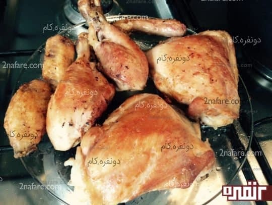مرغ سرخ شده