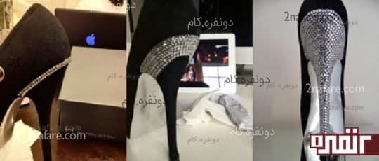 آموزش تزئین کفش و صندل مجلسی با نگین