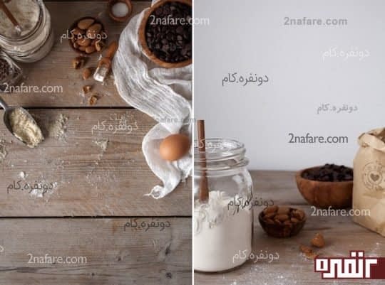 مواد و مخلفات کوکی بادام زمینی