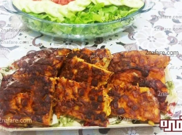 طرز تهیه چغرتمه یا کوکو بادکوبه ای