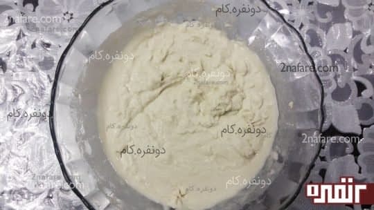 مخلوط آّب و آرد برنج