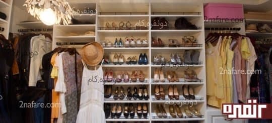 فضایی ایده آل برای نگهداری کفش و لباس