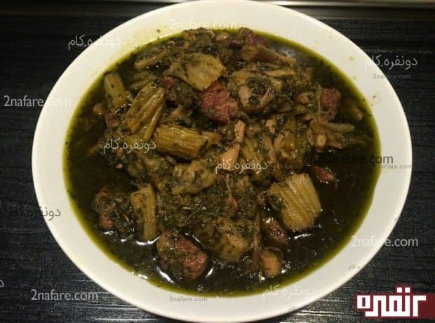طرز تهیه خورشت کرفس خورشت کرفس