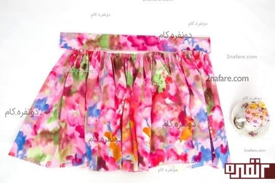 روی پارچه چین سوزنی ایجاد کنید