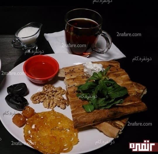 صبحانه ی ایرانی، ترکیبی از مواد خوراکی مقوی و سالم