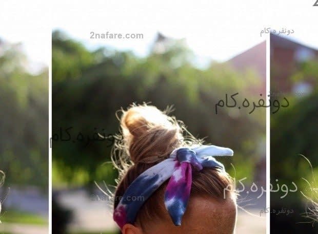 هدبند پارچه ای ابر و بادی دست ساز