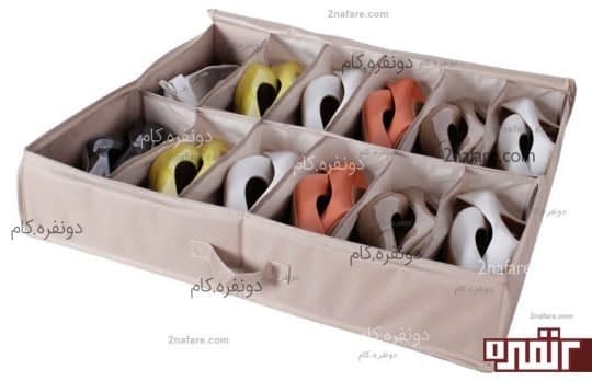 کیف نگهداری کفش ها برای زیر تخت خواب